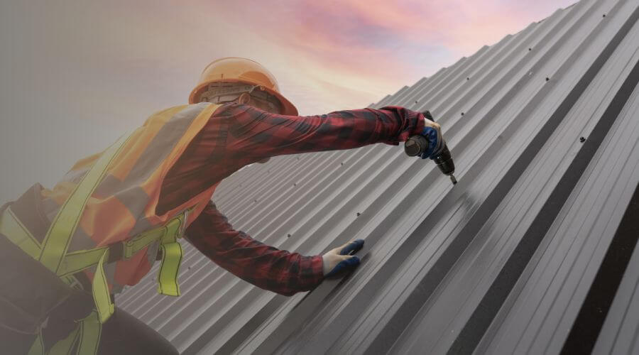 Professional metal roof installation in Bedford, IN